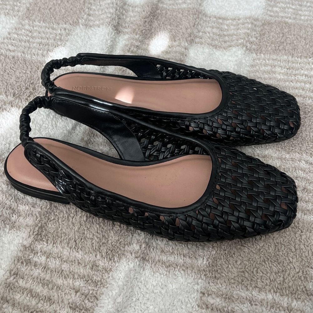 Nordstrom Black Flats